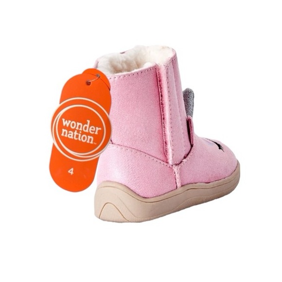 Wonder Nation Faux Shearling Unicorn Boots - Picture 6 of 6